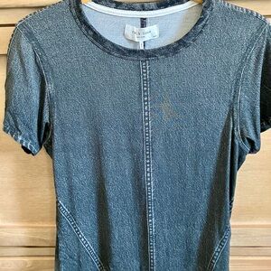 rag & bone Washed Black Miramar Jersey Baby Short Sleeve Tee